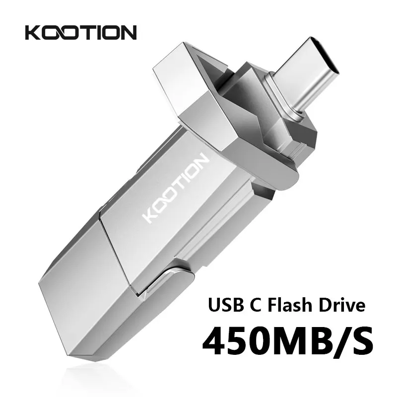 Kootion u54 флэш-накопитель usb c 256 гб 512 гб 450 мб/с usb 3