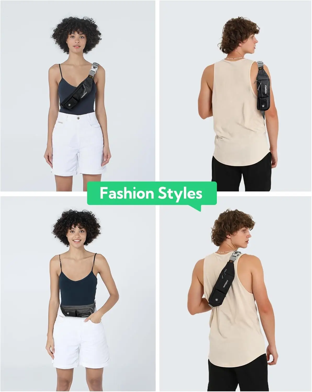 Поясная сумка waterfly для женщин и мужчин - Фотография_3