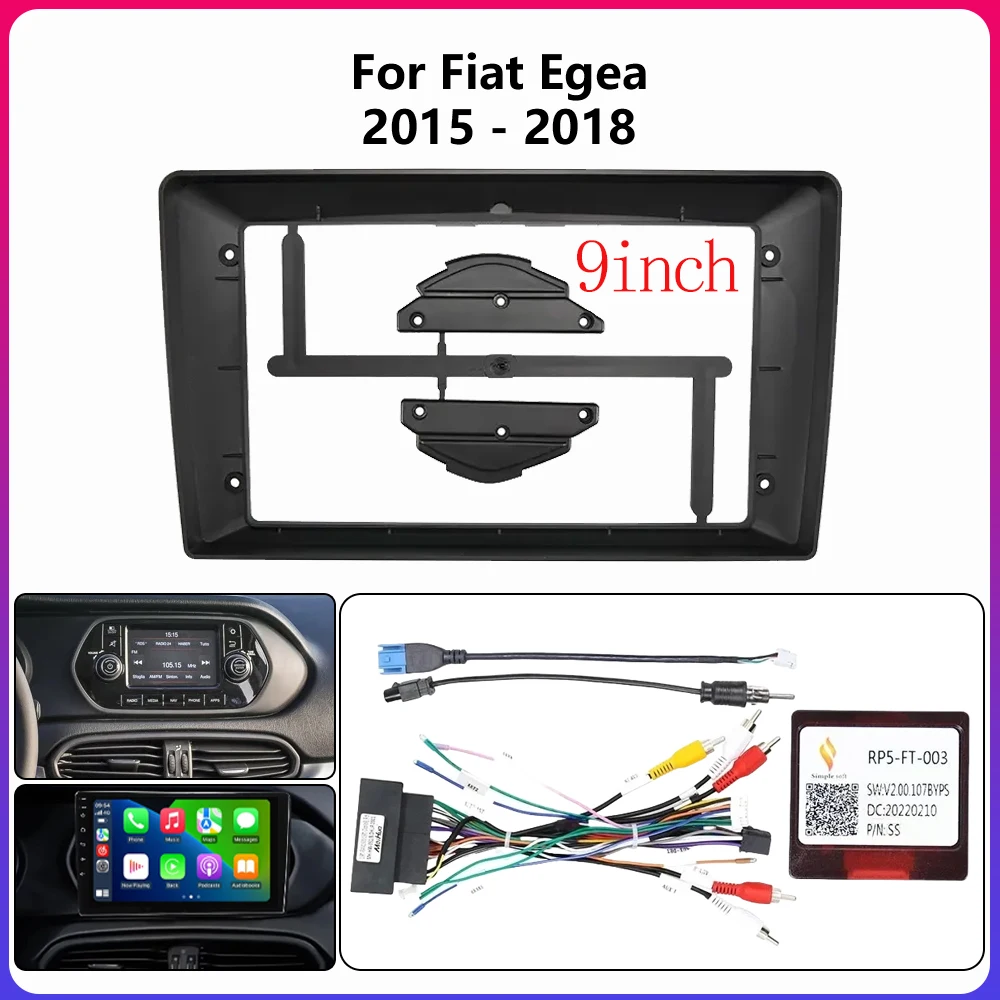 Для fiat egea 2015-2018 9-дюймовый