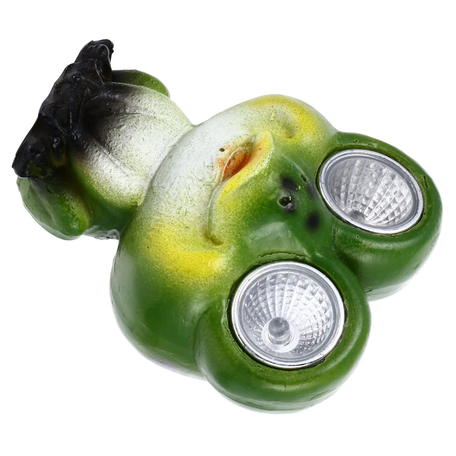 Садовый декор, лампа в виде лягушек на солнечной энергии