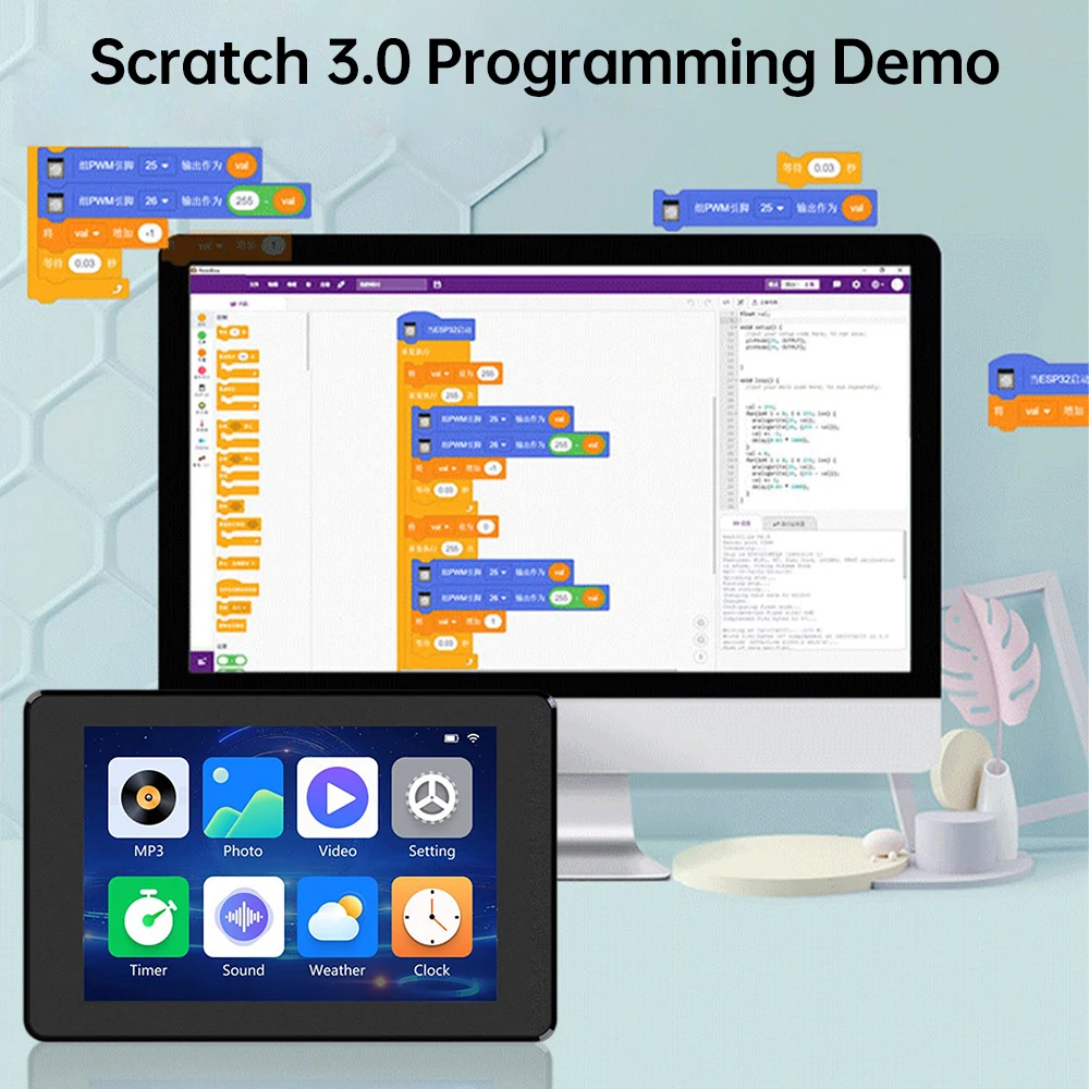Esp32-s3 3,5-дюймовый емкостный - Фотография_5