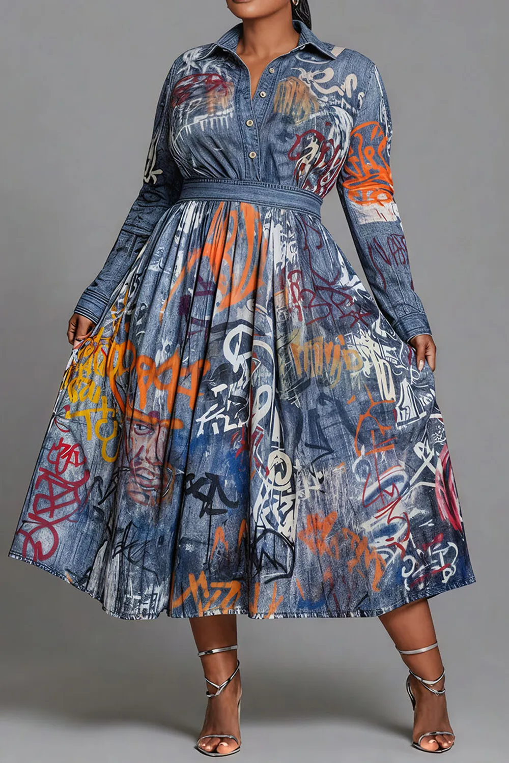 Деловые повседневные синие повседневные - Фотография_2