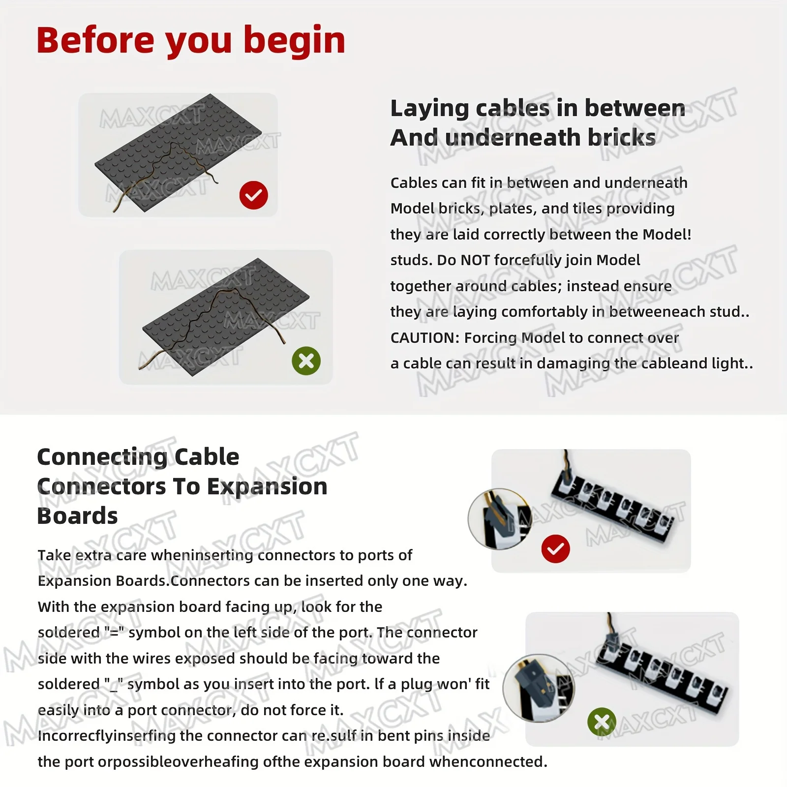 Набор светодиодных фонарей maxcxt для lego 10218 - Фотография_4