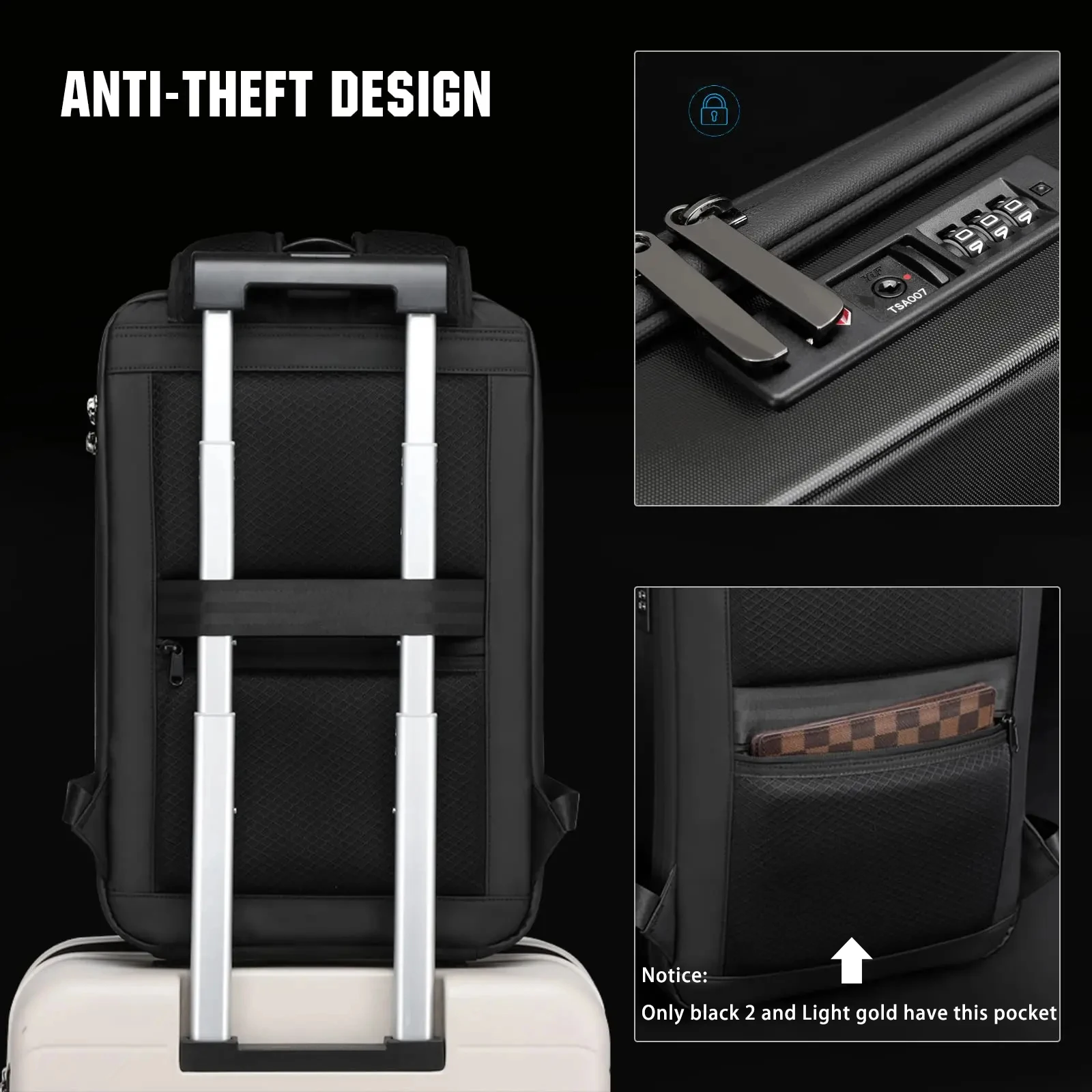 Мужской рюкзак с твердым корпусом для ноутбука 15 - Фотография_5