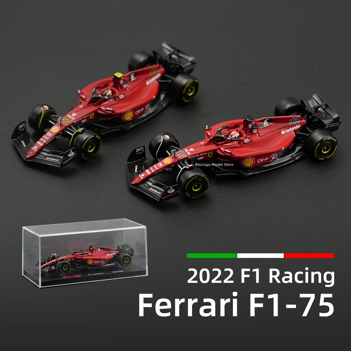 Bburago 1:43 ferrari f1-75 f1 формула