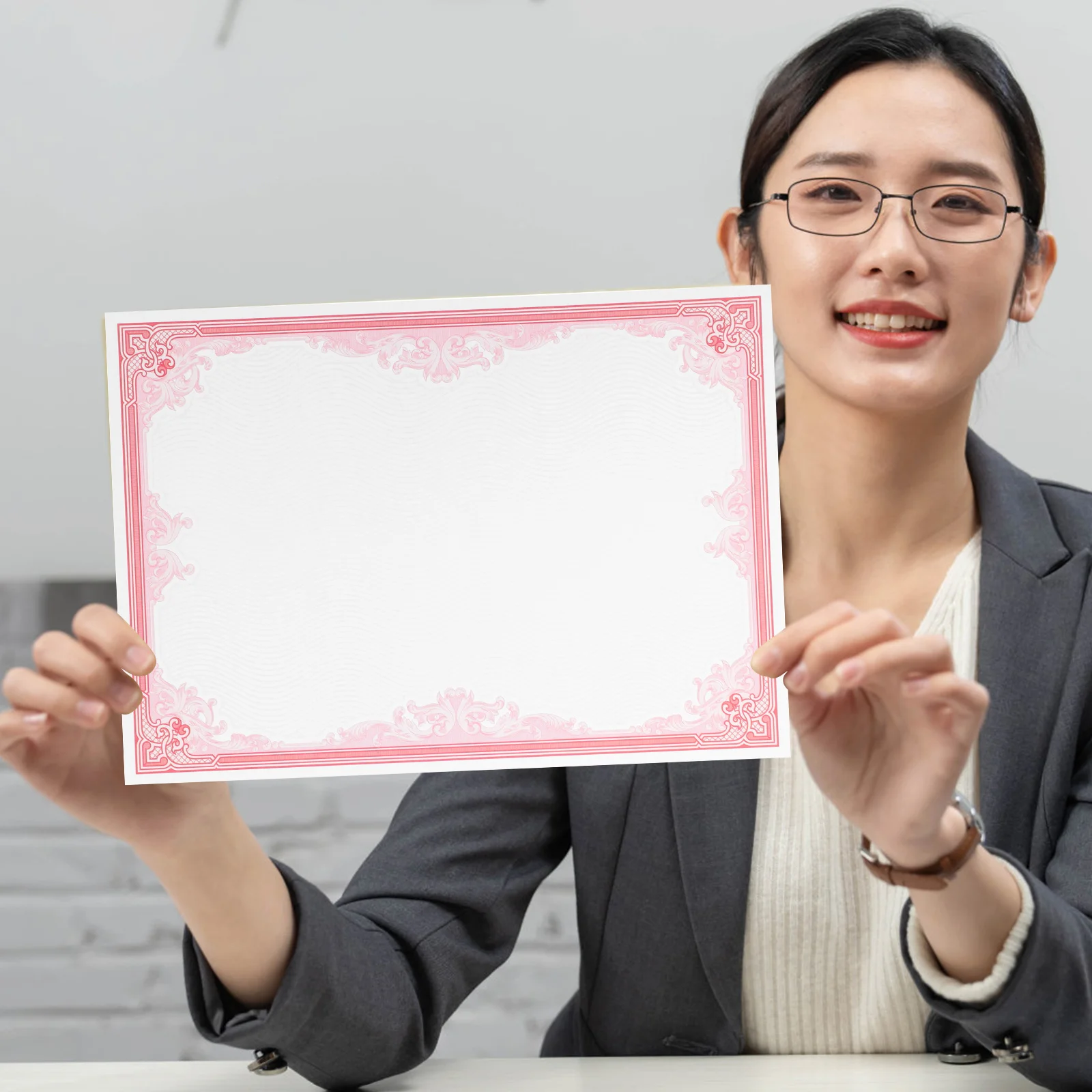 10-листовая внутренняя бумага для сертификата - Фотография_2