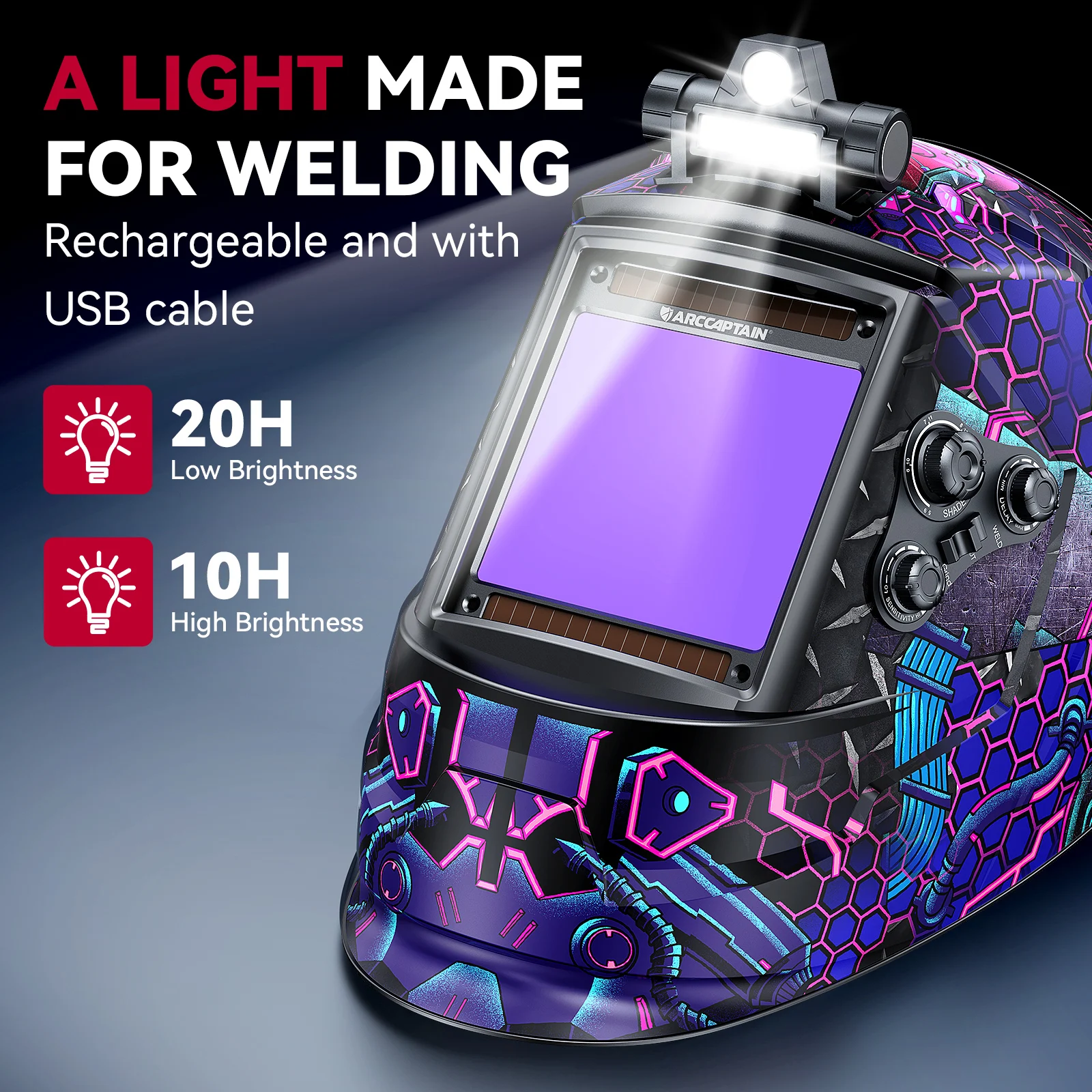 Arccaptain welding mask 4 arc sensor - Фотография_3