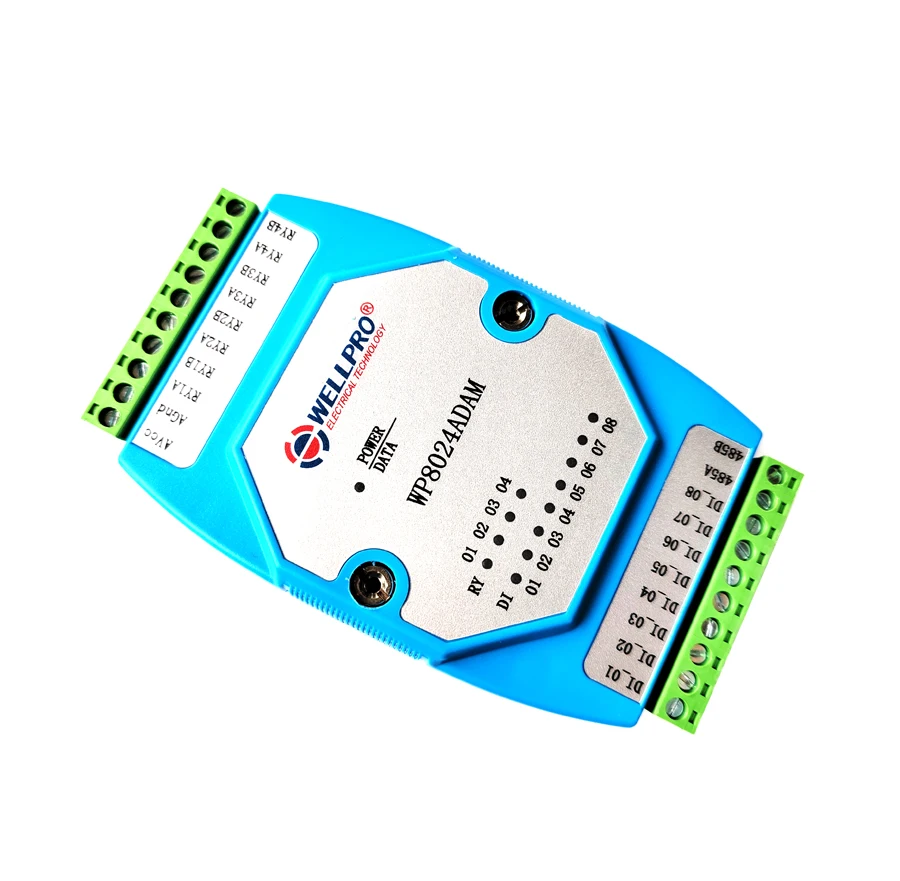 Wp8024adam 8di 4ro plc цифровой - Фотография_4