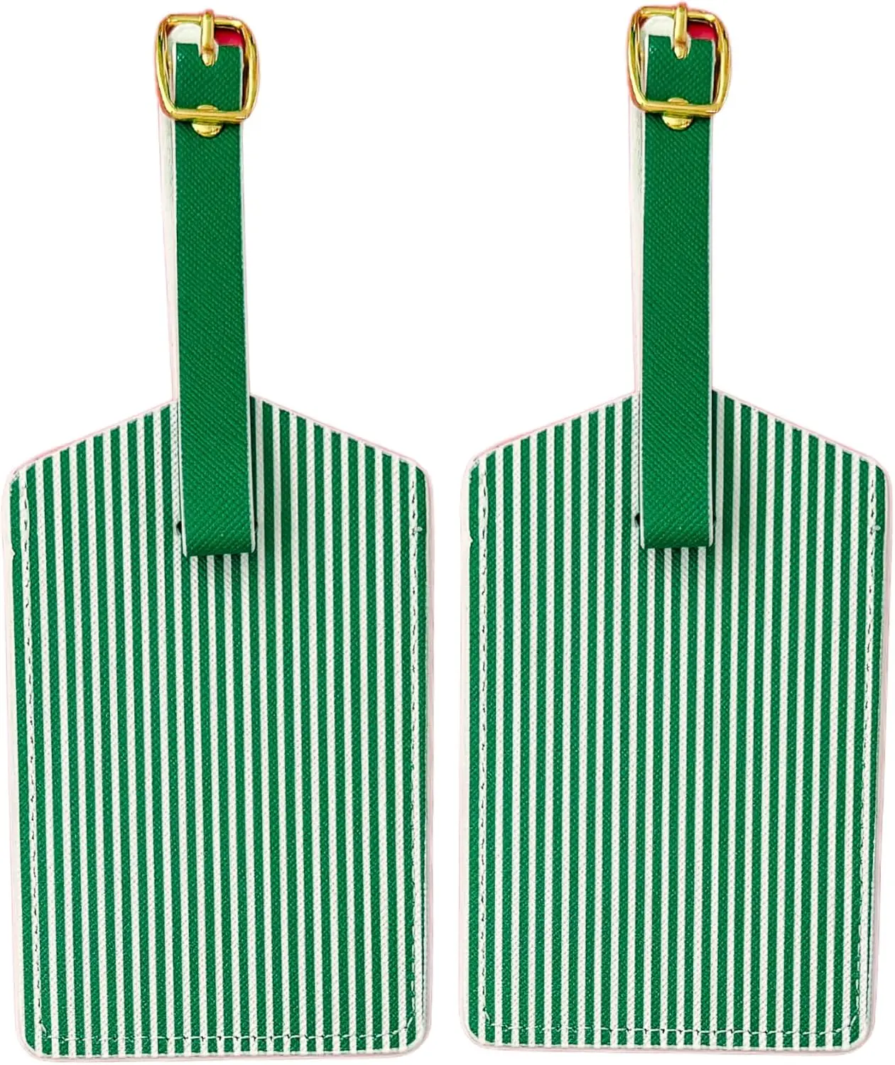 Набор из 2 багажных бирок в полоску