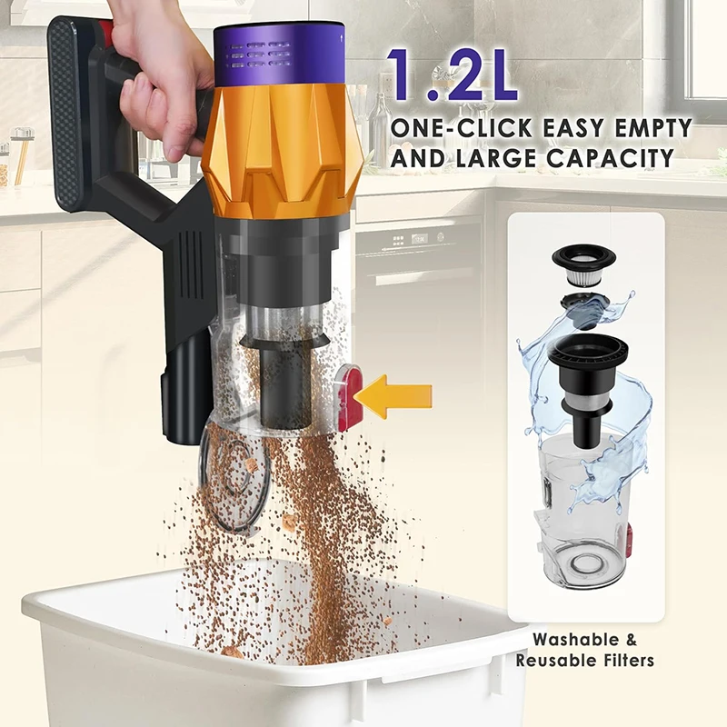 Ручной беспроводной пылесос 550 вт - Фотография_6