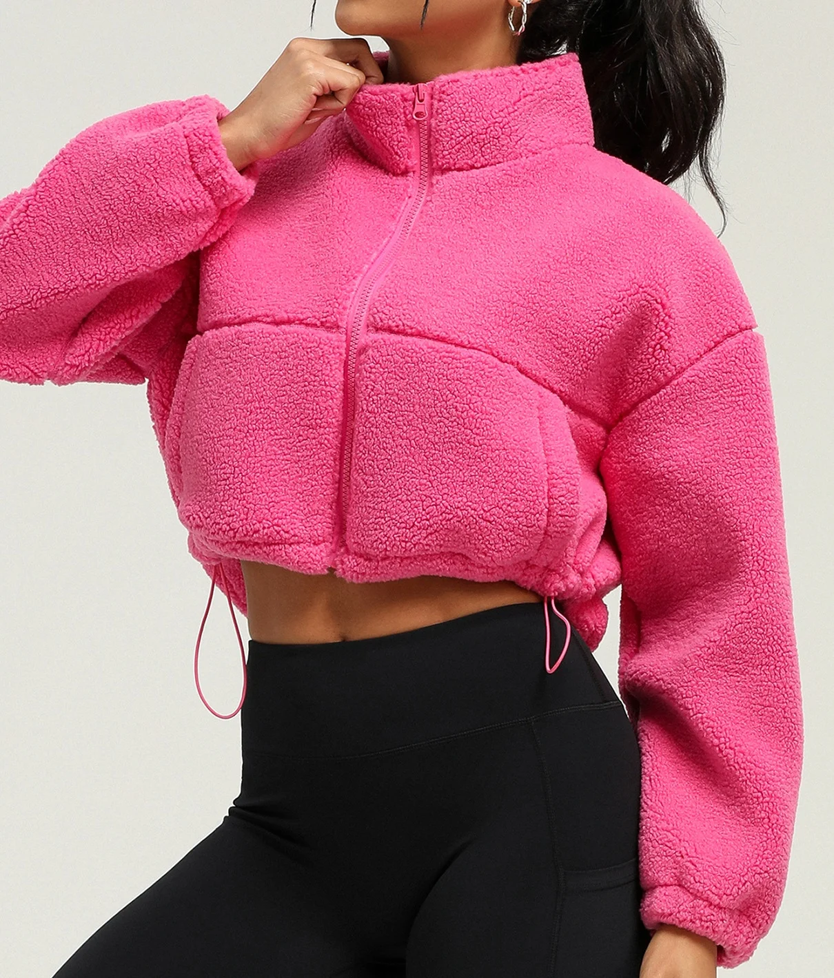 Новое осенне-зимнее спортивное повседневное пальто из овечьей шерсти - Фотография_4