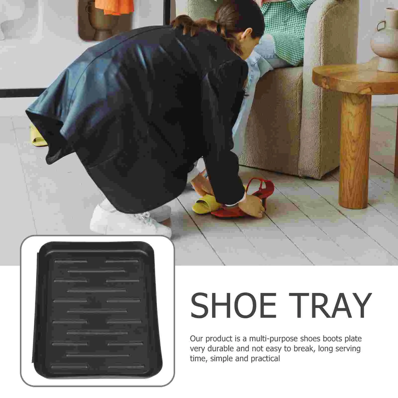 Пластиковый водонепроницаемый поднос для обуви - Фотография_6