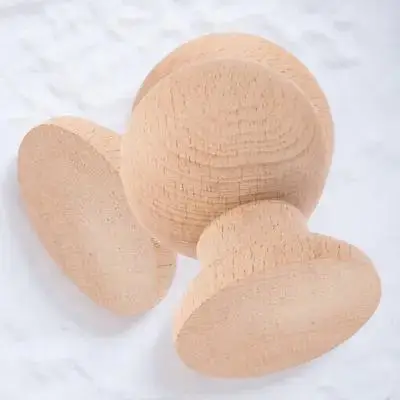 Шариковый наконечник из цельного дерева для мебели - Фотография_6