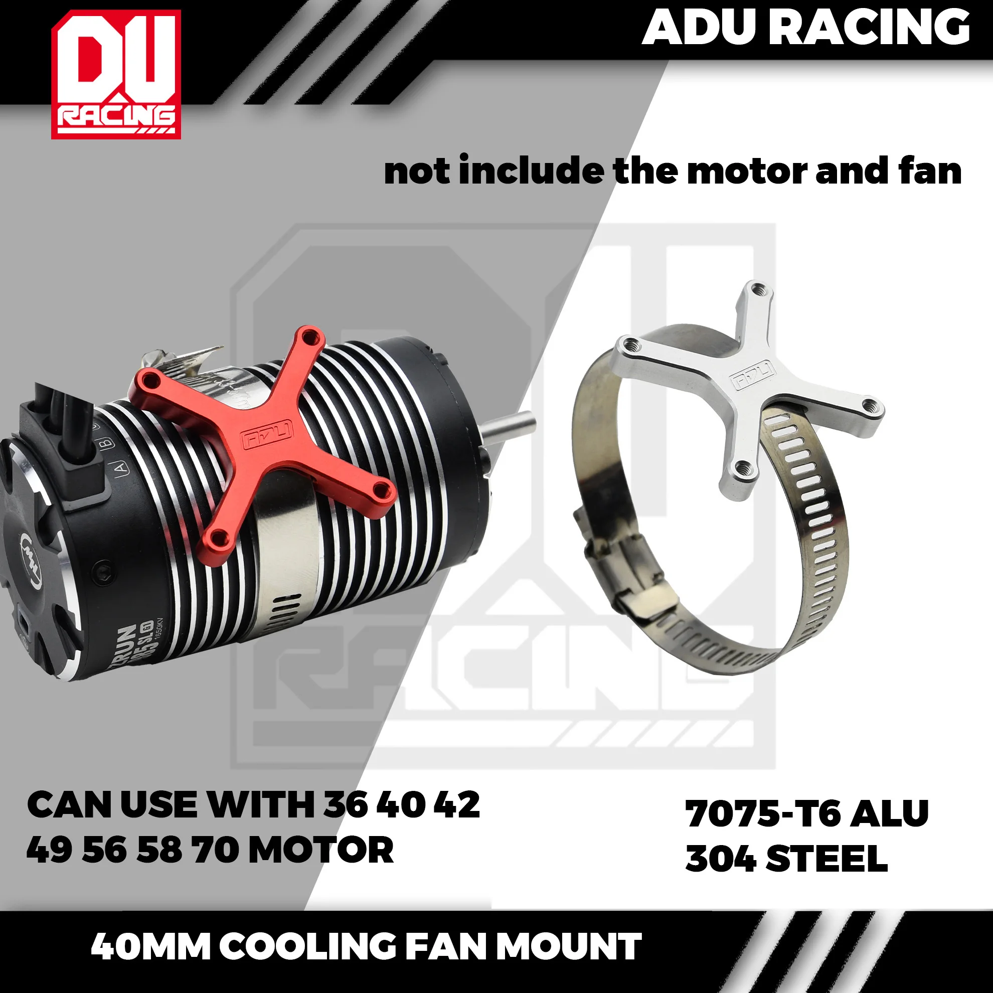 Adu racing 7075-t6 40 мм x 40 мм