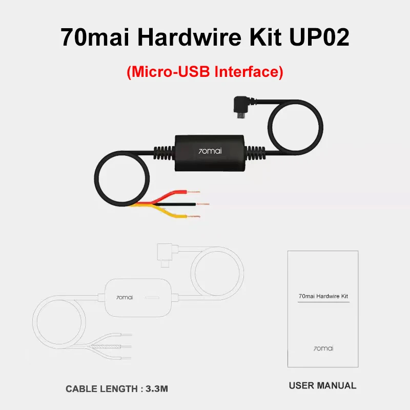 70mai hardwire kit up02 кабель - Фотография_2