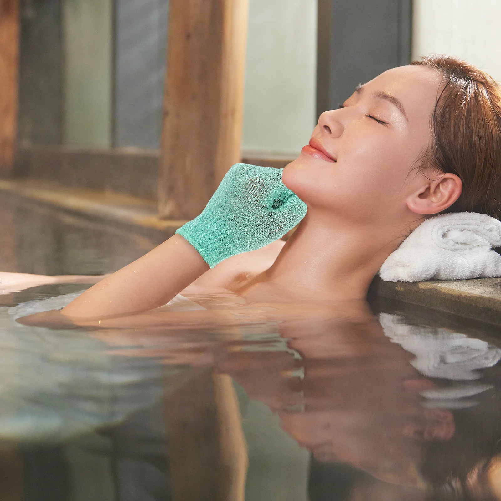 4 пары отшелушивающих перчаток для душа и ванны - Фотография_6