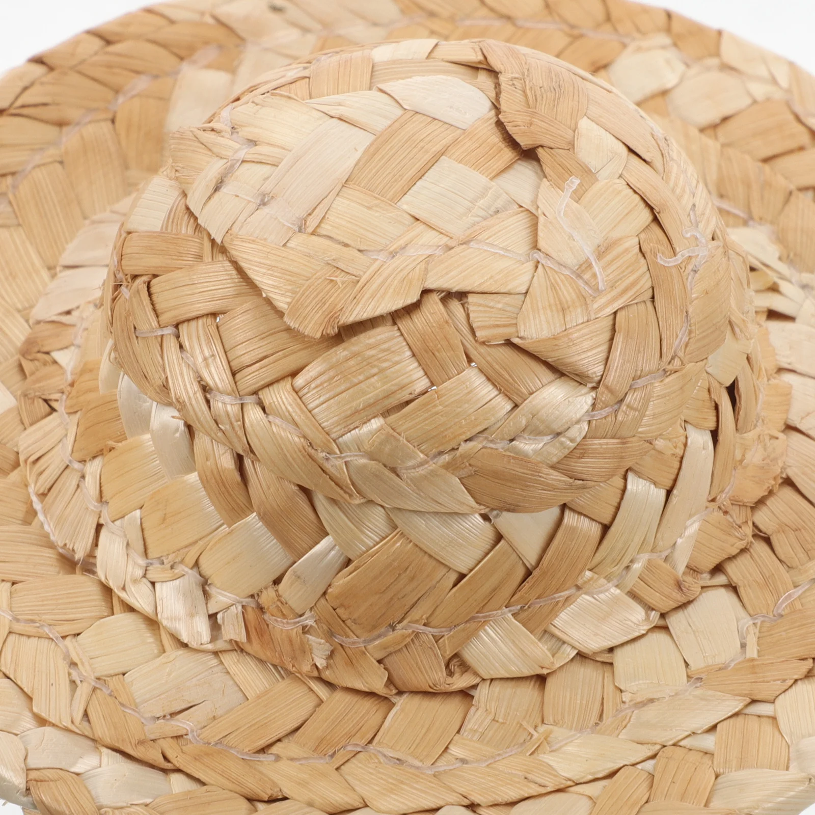 Крошечные соломенные шляпы для кукольного домика диаметром 8 см - Фотография_3