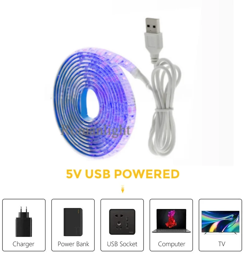 5v usb светодиодная лента с выключателем - Фотография_3
