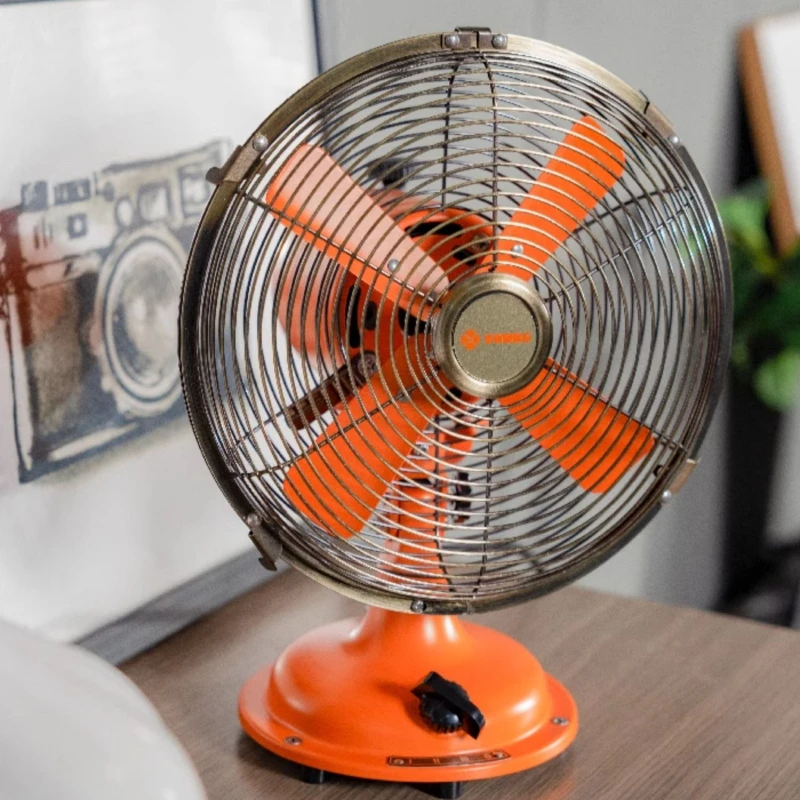 Трехскоростной настольный вентилятор в античном стиле - Фотография_5