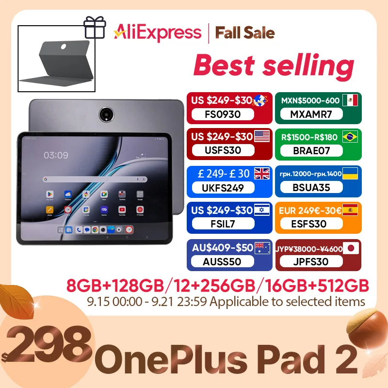 Oneplus pad 2 12 гб озу 256 гб аккумулятор 12