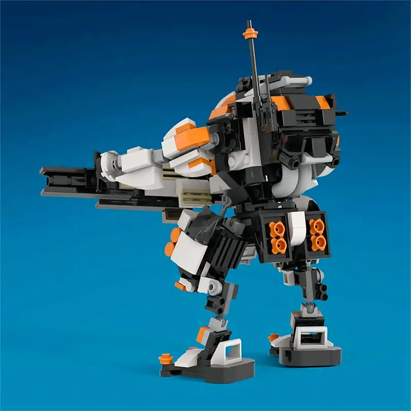 Строительные блоки titanfall heavy combat robot moc - Фотография_5