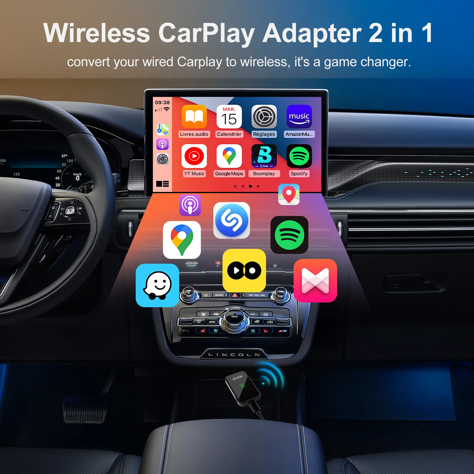 Iheylinkit wireless carplay android - Фотография_4