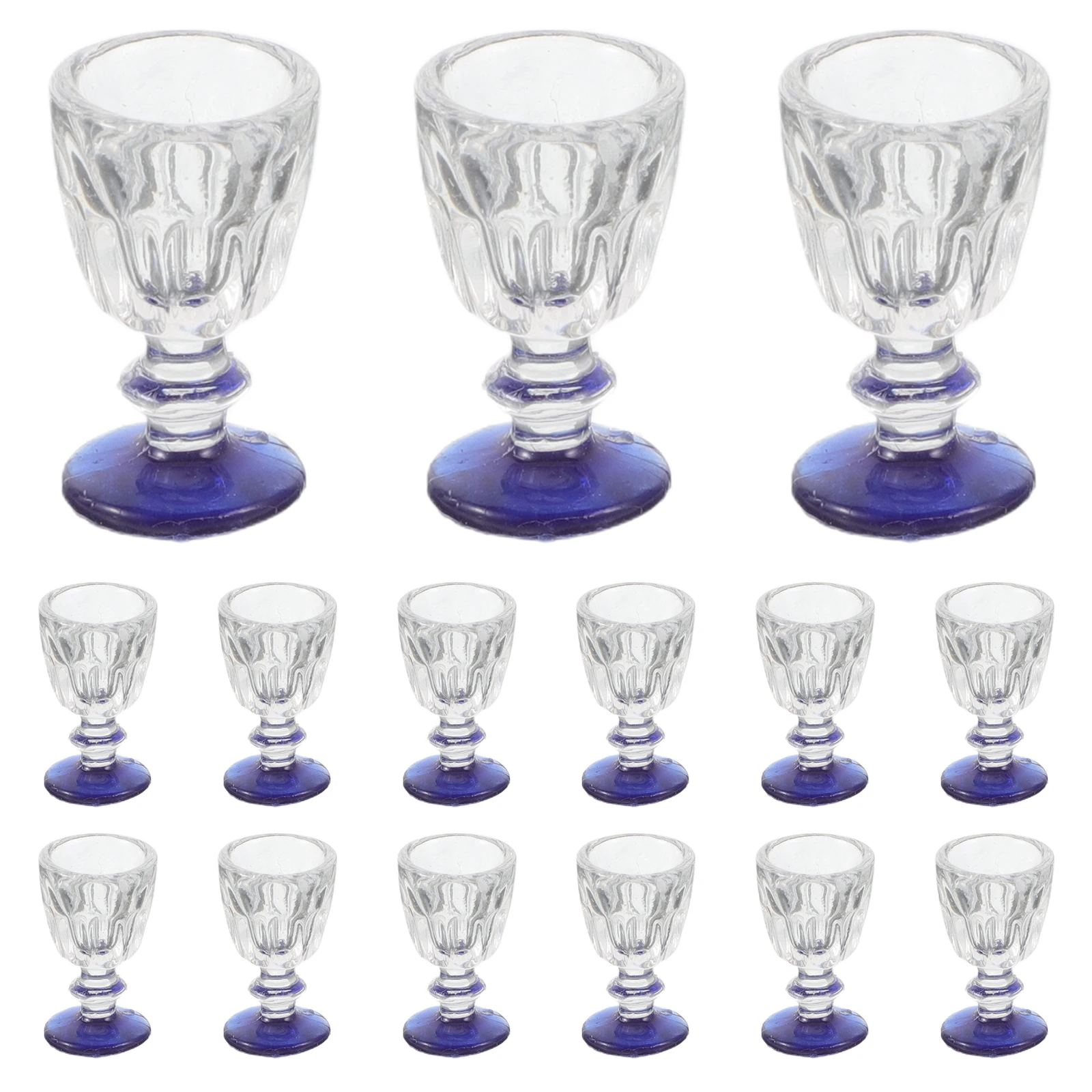 Мини-чашки для вина для кукольного домика - Фотография_3