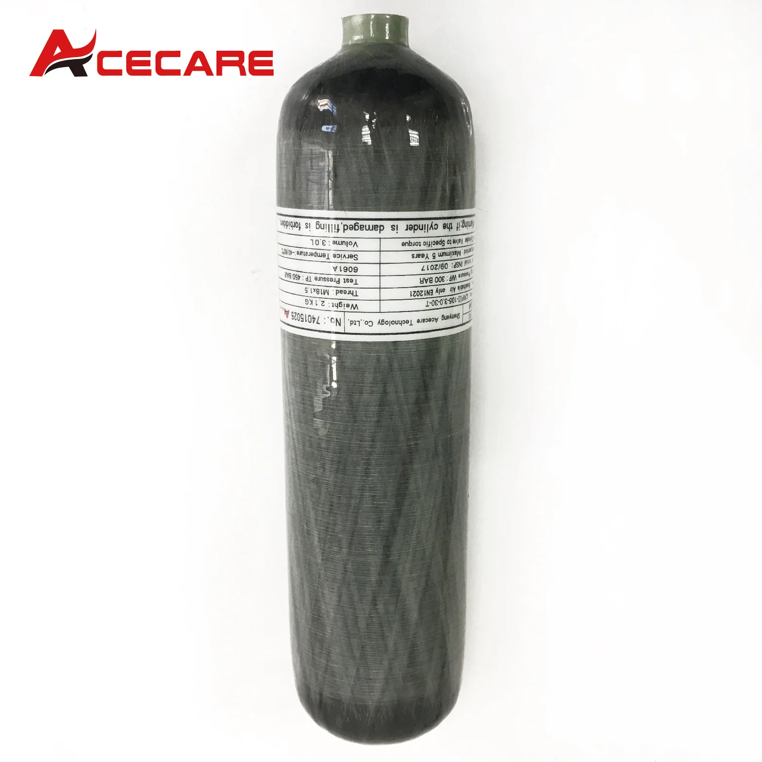 Acecare 4500psi 300bar 3l цилиндр
