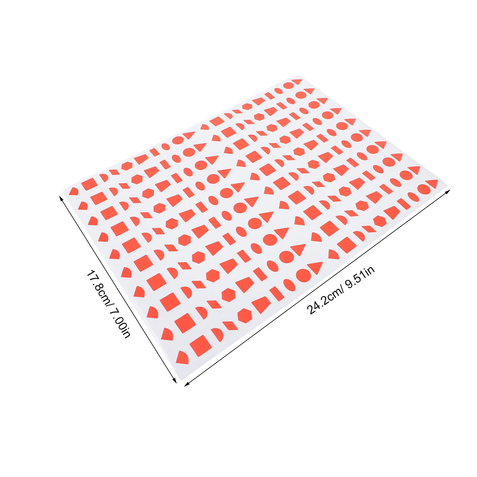 20 листов геометрические наклейки - Фотография_3