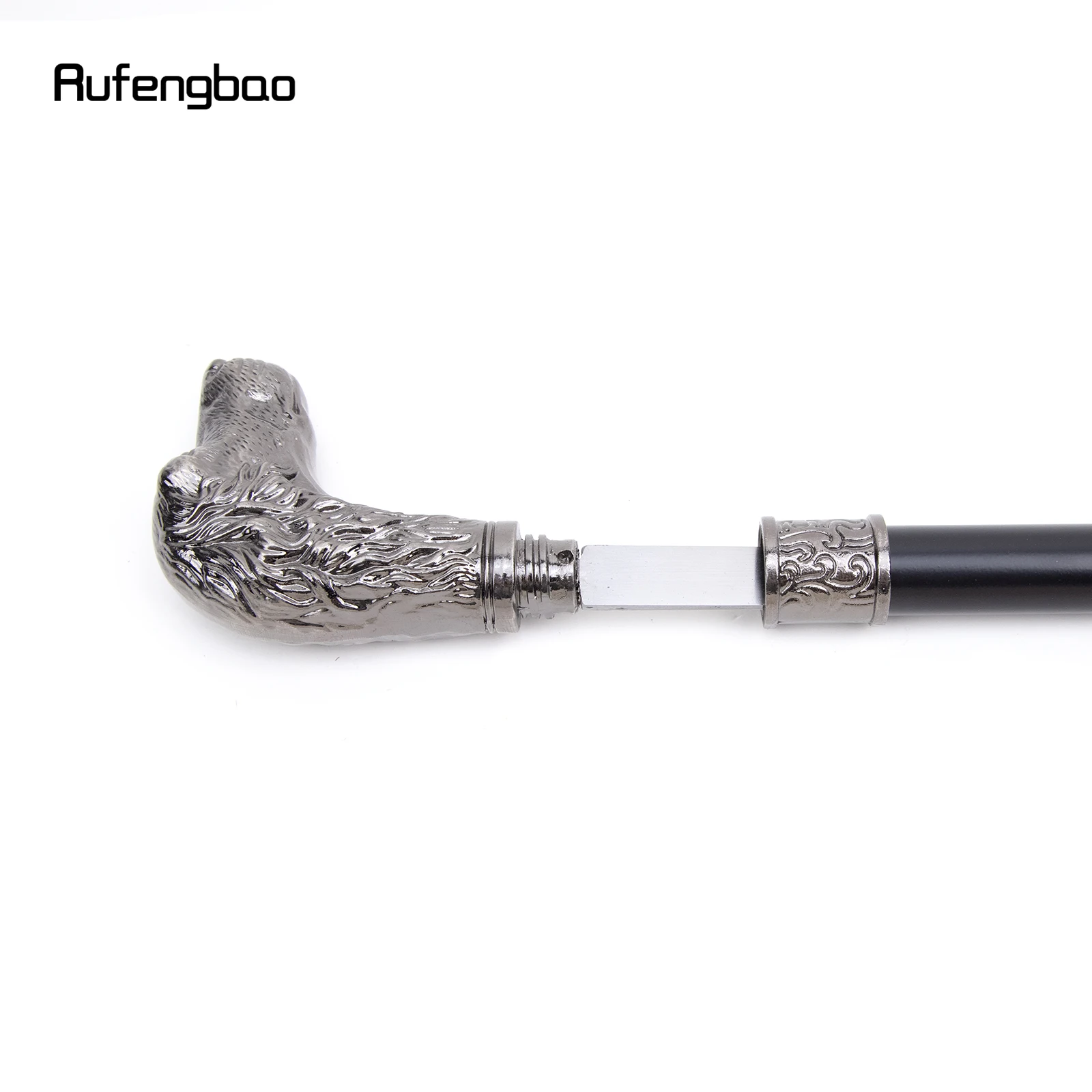 Серебряная трость с головой собаки - Фотография_2