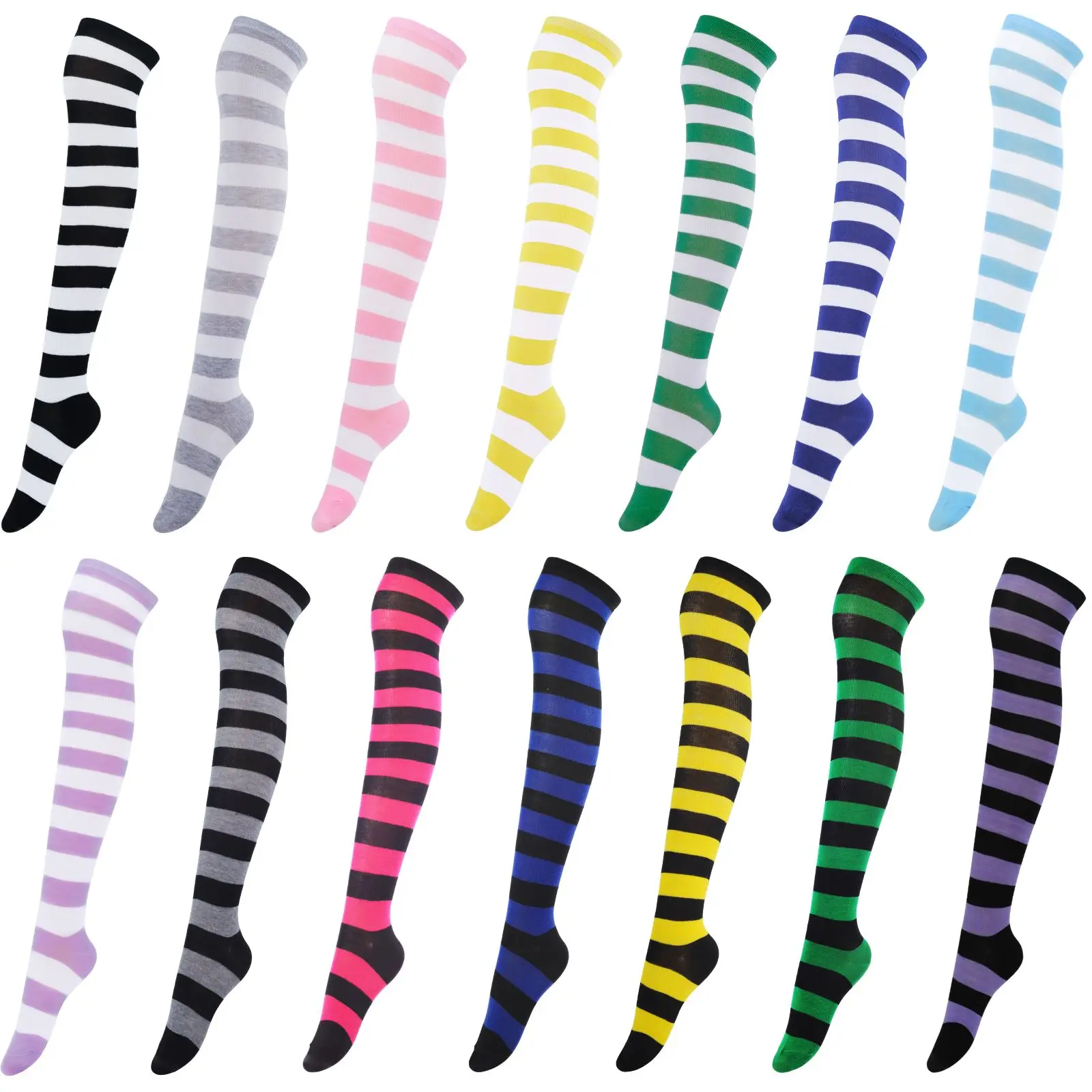 Intgoodluckycc полосатые носки