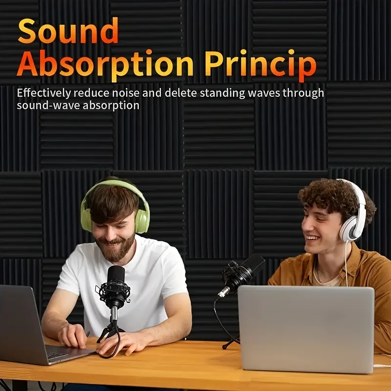 Звукоизоляционная панель 3d треугольная - Фотография_2