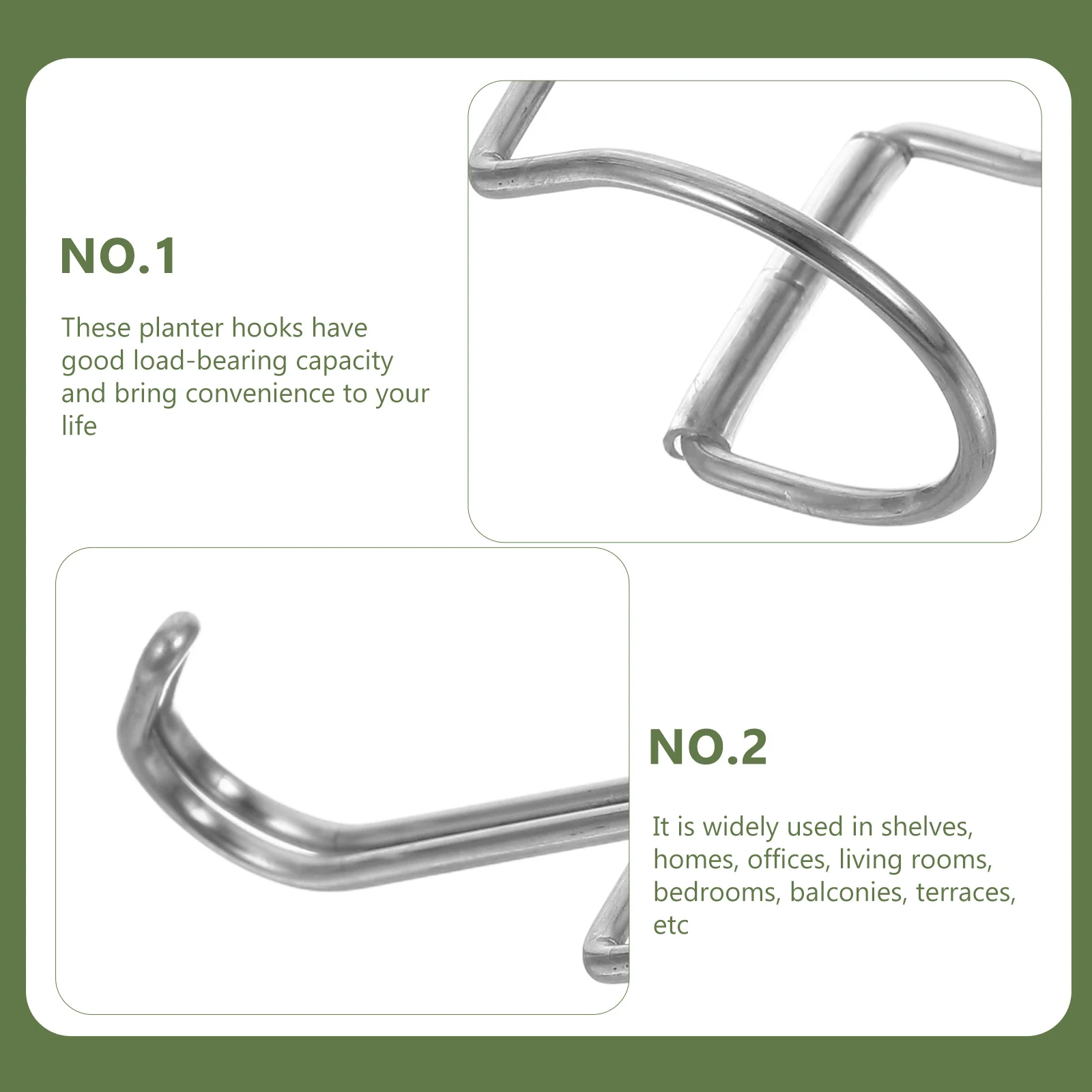 Круглые трубчатые крючки для вешалок из нержавеющей стали - Фотография_6