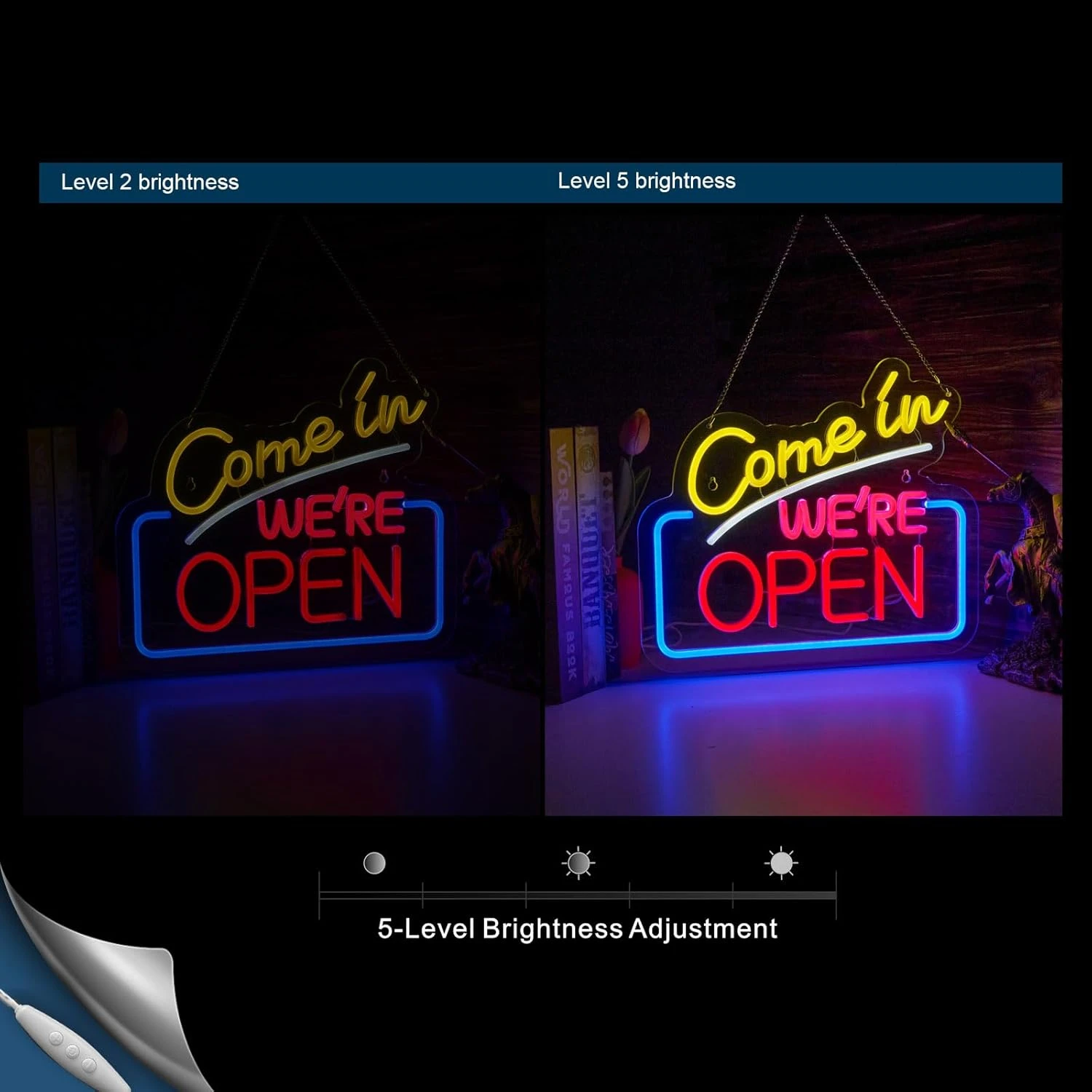 Come in we're open неоновая - Фотография_6