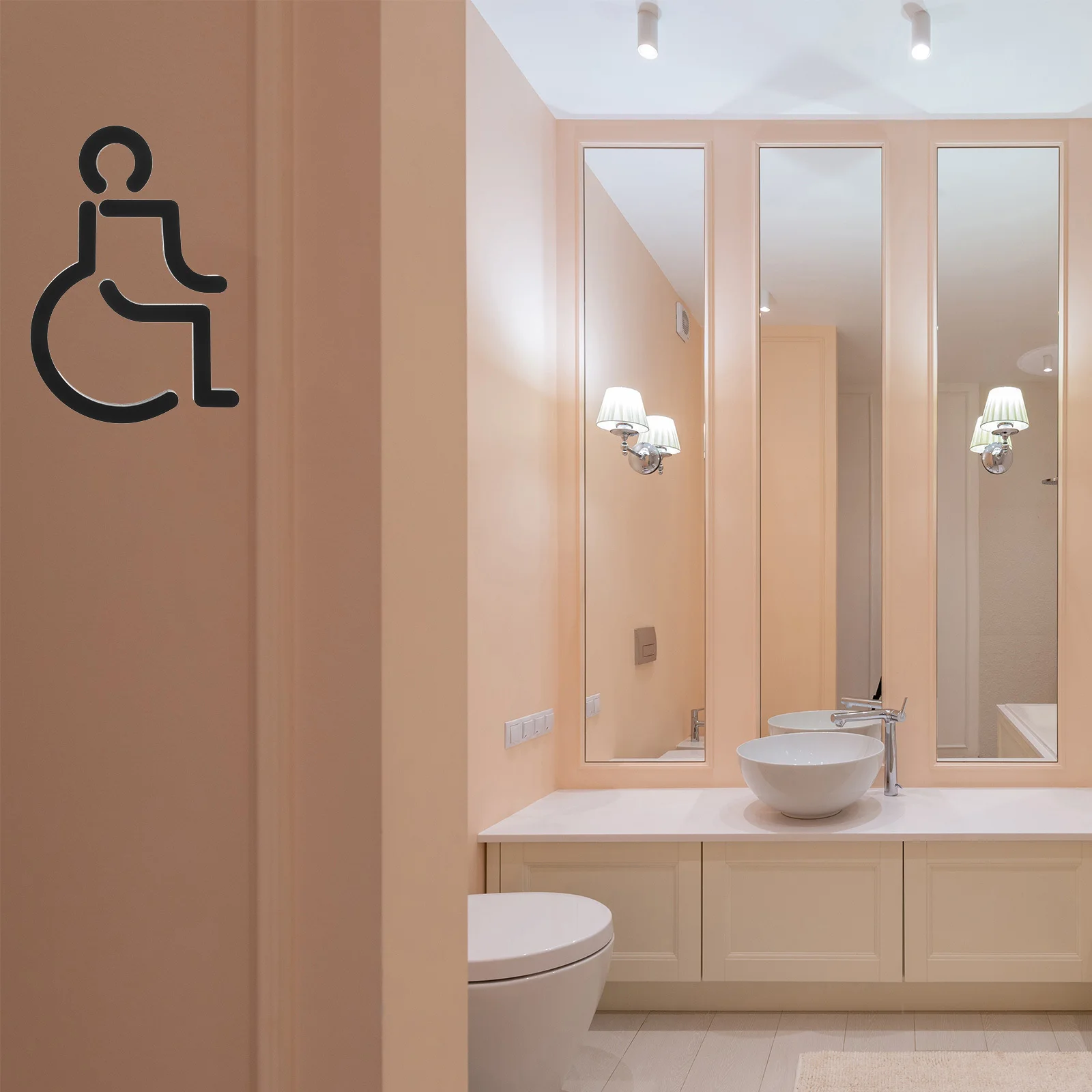 Вывеска для инвалидной коляски с четким направлением - Фотография_4