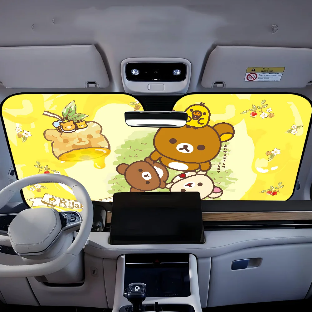 Kawaii rilakkuma bear солнцезащитный - Фотография_5