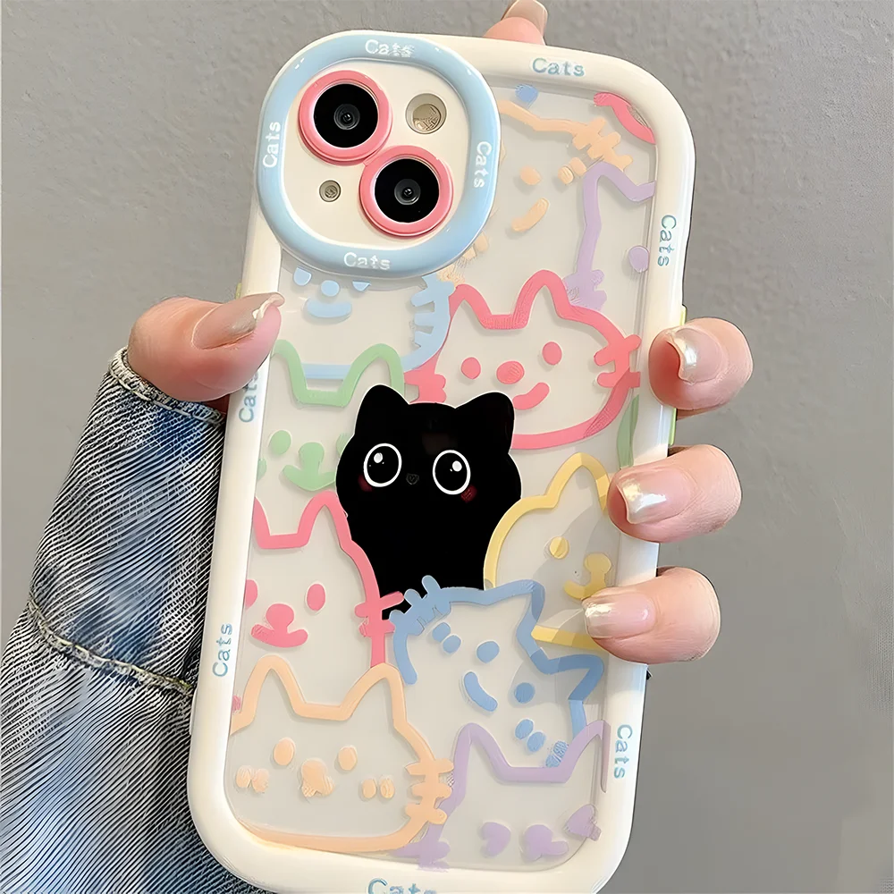 Чехол для телефона cut cat aninal - Фотография_5