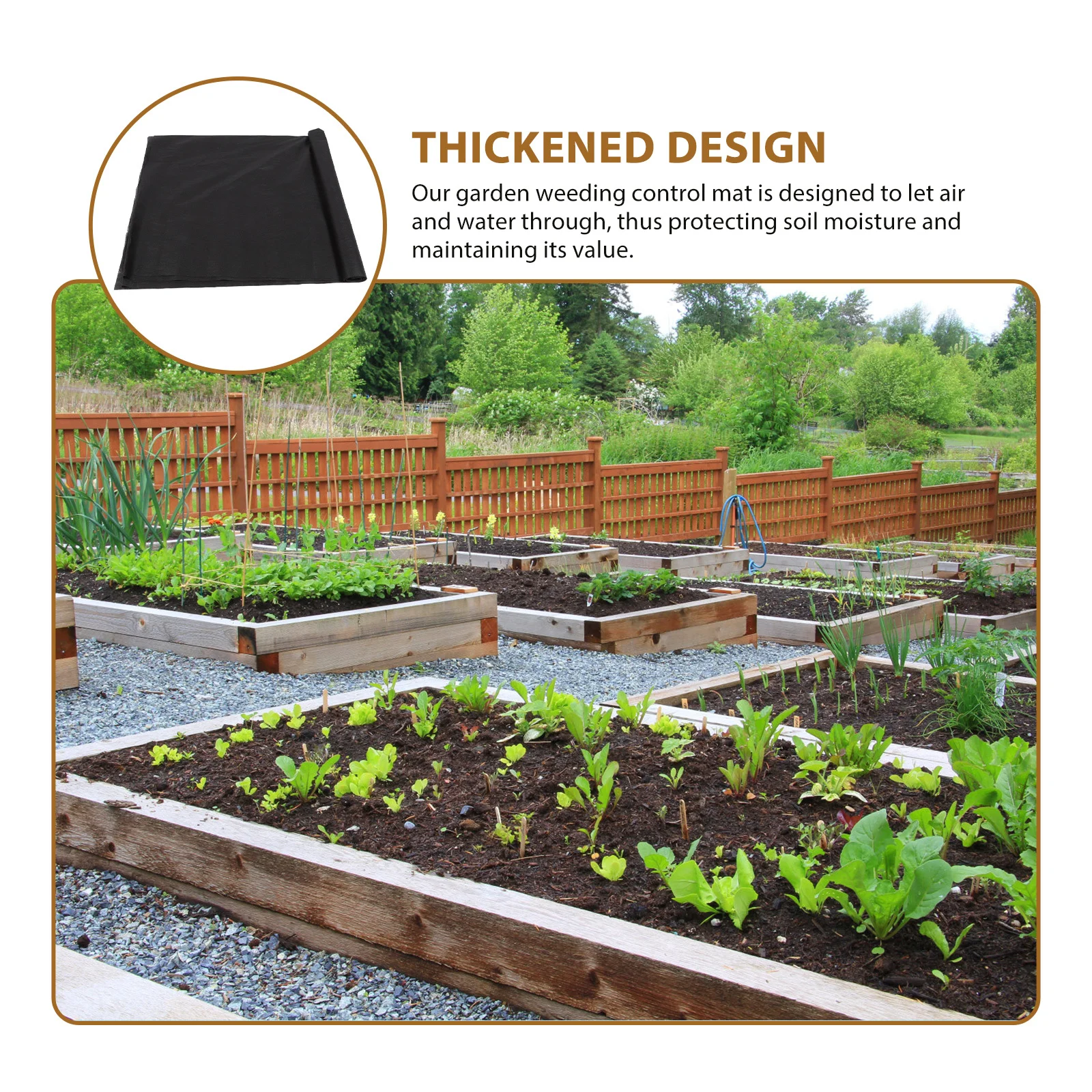 Прочный барьер для сорняков премиум-класса pe для садового сада - Фотография_5