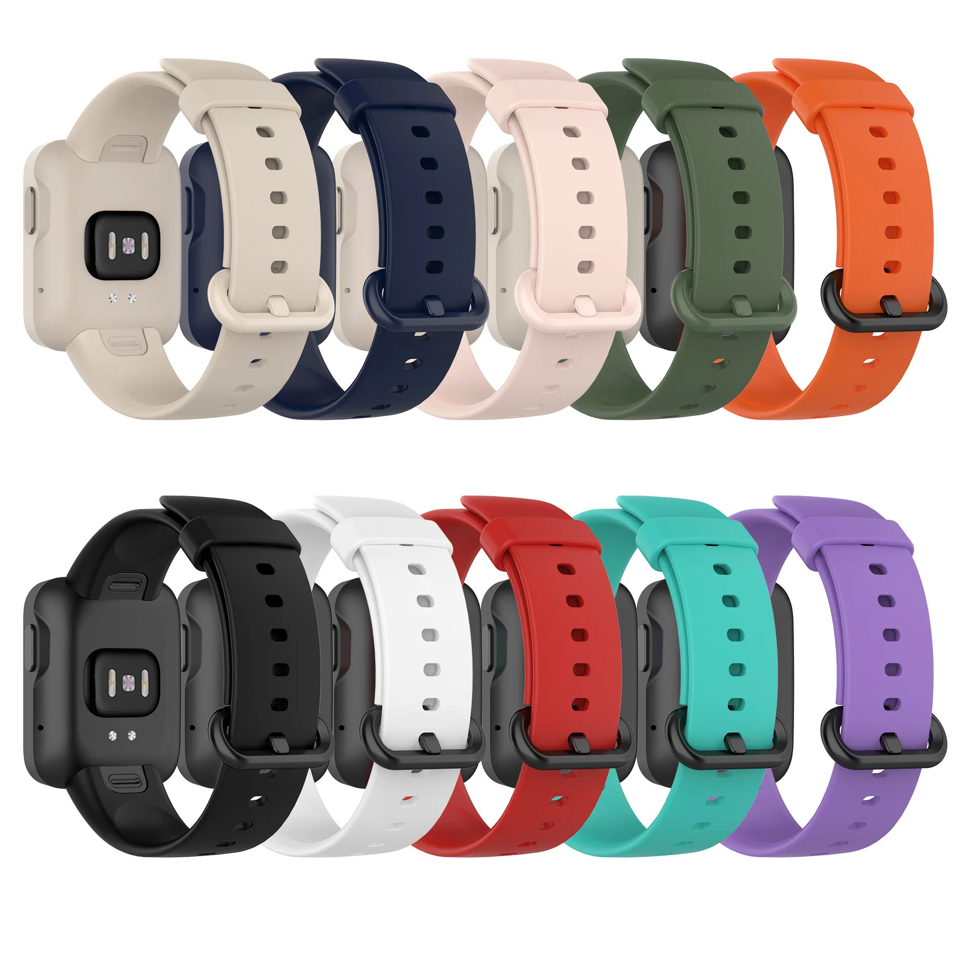 Ремешок силиконовый для xiaomi mi watch lite - Фотография_6