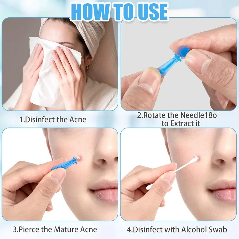 Иглы одноразовые стерильные для удаления прыщей - Фотография_3