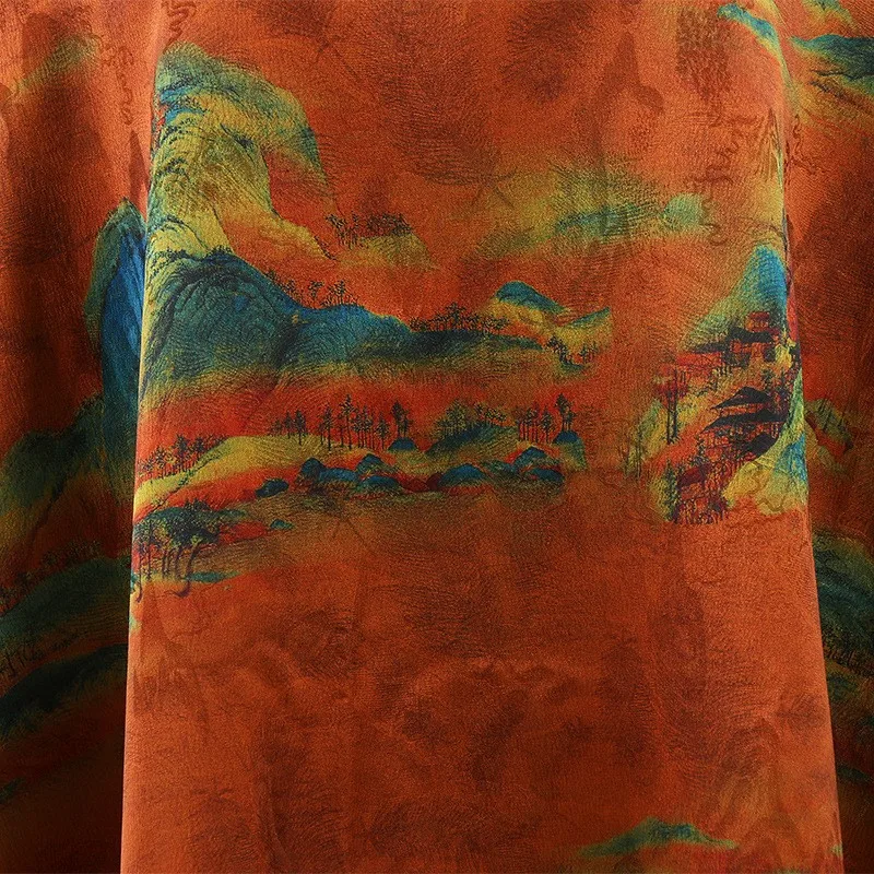 Тяжелая горная жаккардовая ткань для осенней и зимней одежды - Фотография_2