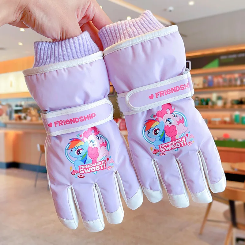 Зимние детские лыжные перчатки для моего пони от 5 до 12 лет - Фотография_4