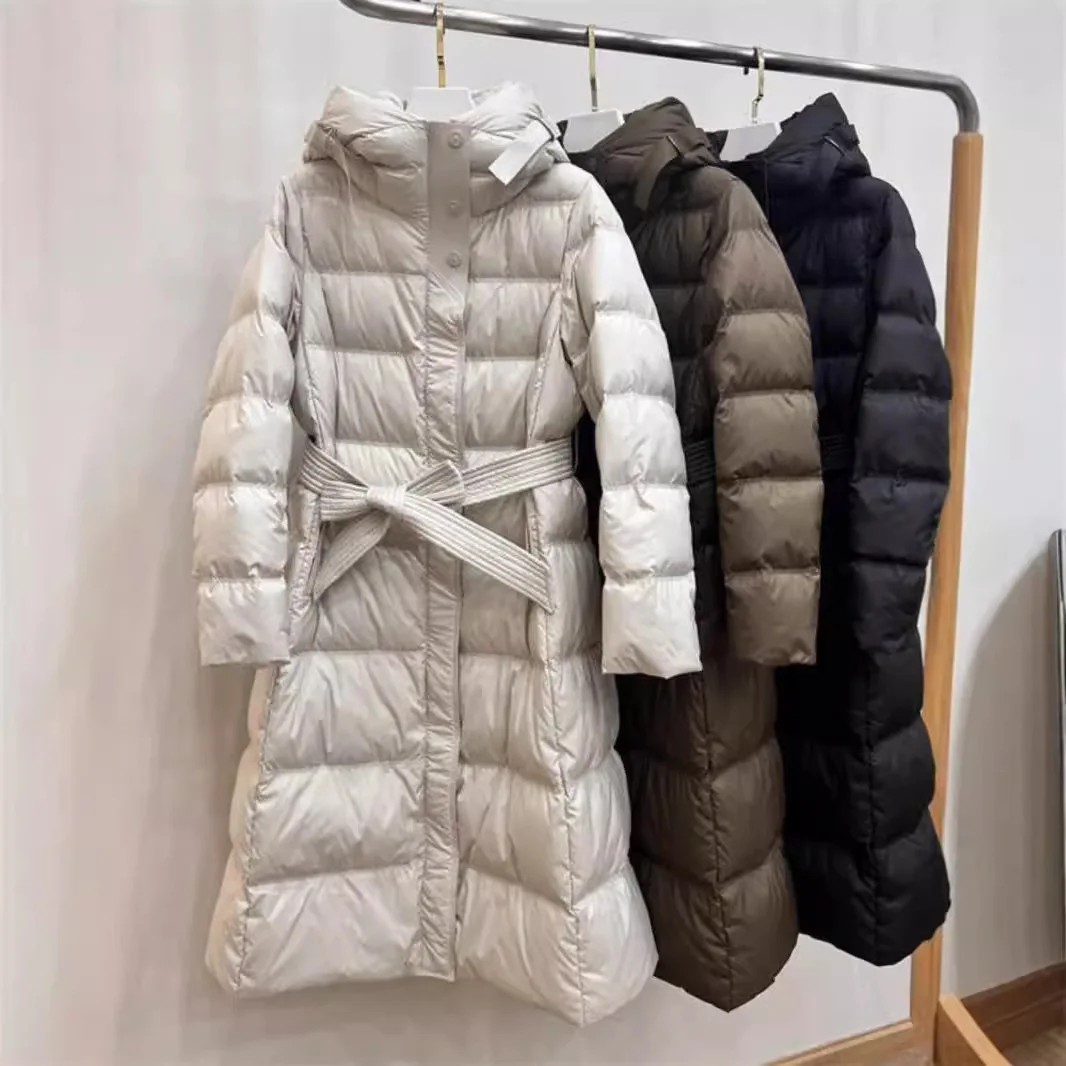 Женский длинный пуховик - Фотография_2