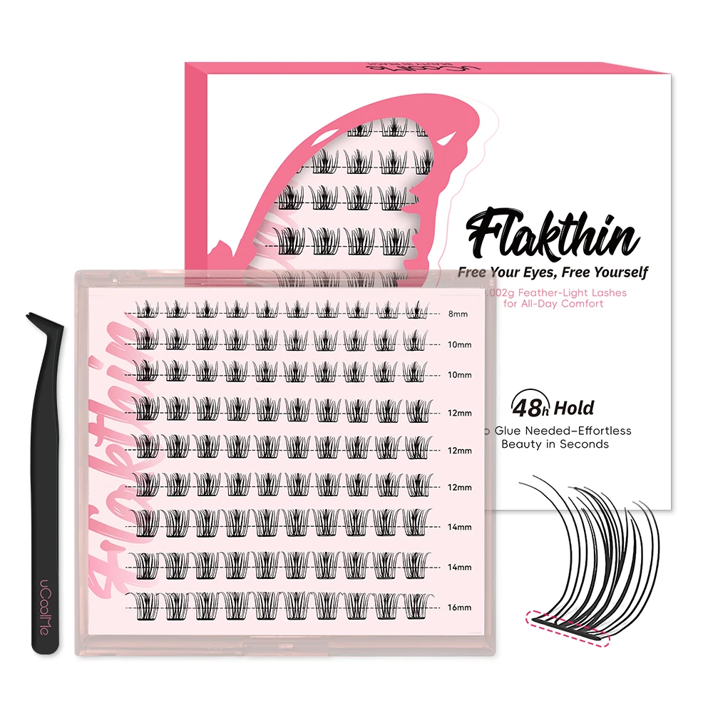 Ucoolme бесклеевые ресницы flakthin - Фотография_5