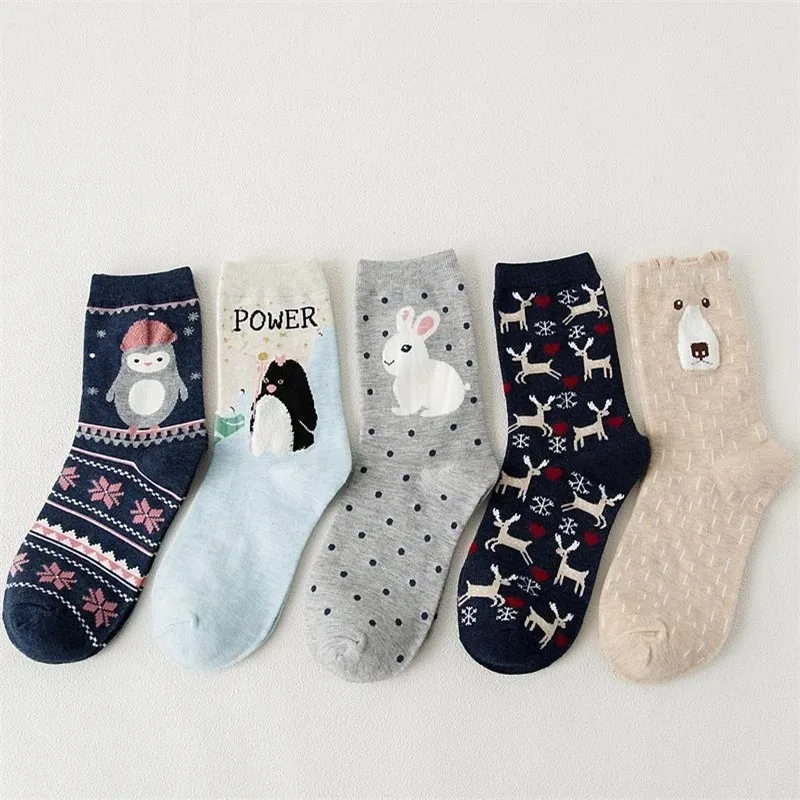 Милые женские носки kawaii