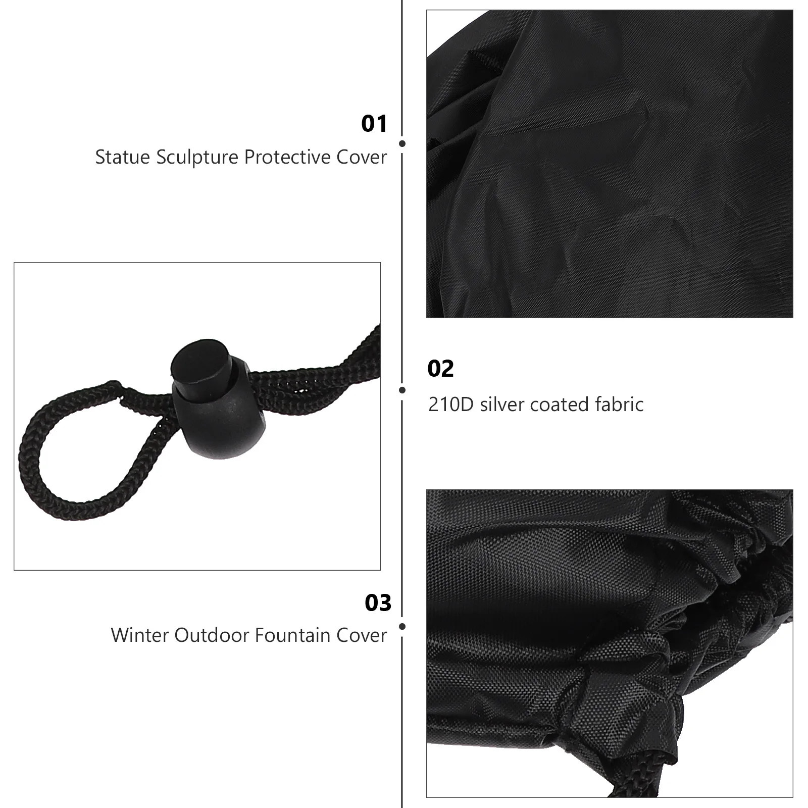 Водонепроницаемый садовый фонтан для наружной статуи - Фотография_5