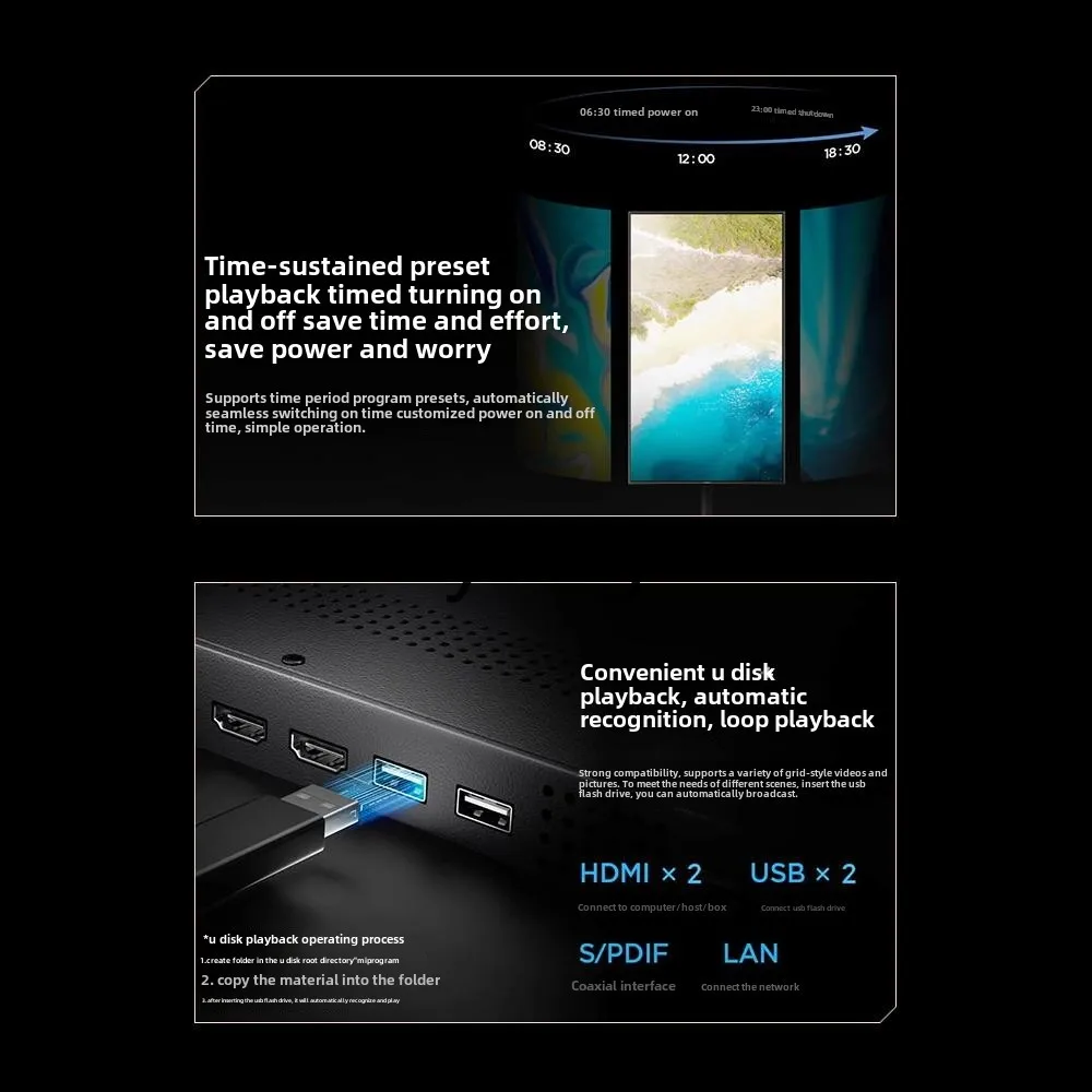 Lmm подвесной настенный рекламный экран для машины - Фотография_3