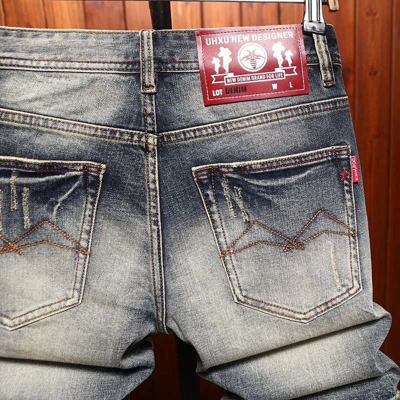 Высококачественные мужские джинсовые шорты - Фотография_3