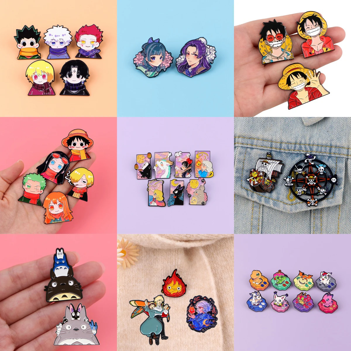 Эмалированная булавка с милым котом