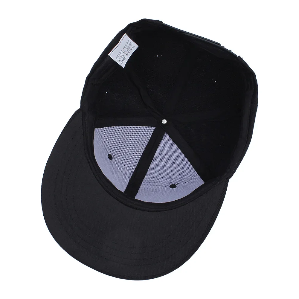 Кепка унисекс, акриловая однотонная шляпа snapback - Фотография_4